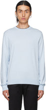 Paul Smith Blue Jersey Sweatshirt - Sweat-shirt de Jersey Blue Paul Smith - 폴 스미스 푸른 저지 스웨터