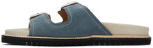 Paul Smith Blue Suede Phoenix Sandals