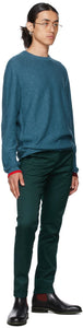 Paul Smith Blue Wool Knit Sweater