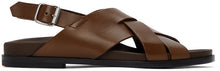 Paul Smith Brown Chandler Sandals - Paul Smith Brown Chandler Sandales - 폴 스미스 브라운 챈들러 샌들