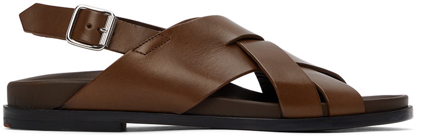 Paul Smith Brown Chandler Sandals - Paul Smith Brown Chandler Sandales - 폴 스미스 브라운 챈들러 샌들