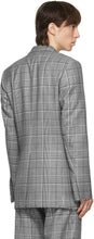 Paul Smith Grey Prince Of Wales Double-Breasted Blazer