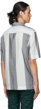 Paul Smith Grey Striped Short Sleeve Shirt