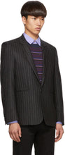 Paul Smith Grey Wool Pinstripe Blazer