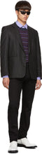 Paul Smith Grey Wool Pinstripe Blazer