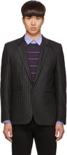 Paul Smith Grey Wool Pinstripe Blazer - Paul Smith Grey Laine Pinstripe Blazer - 폴 스미스 회색 양모 핀 스트라이프 블레이저