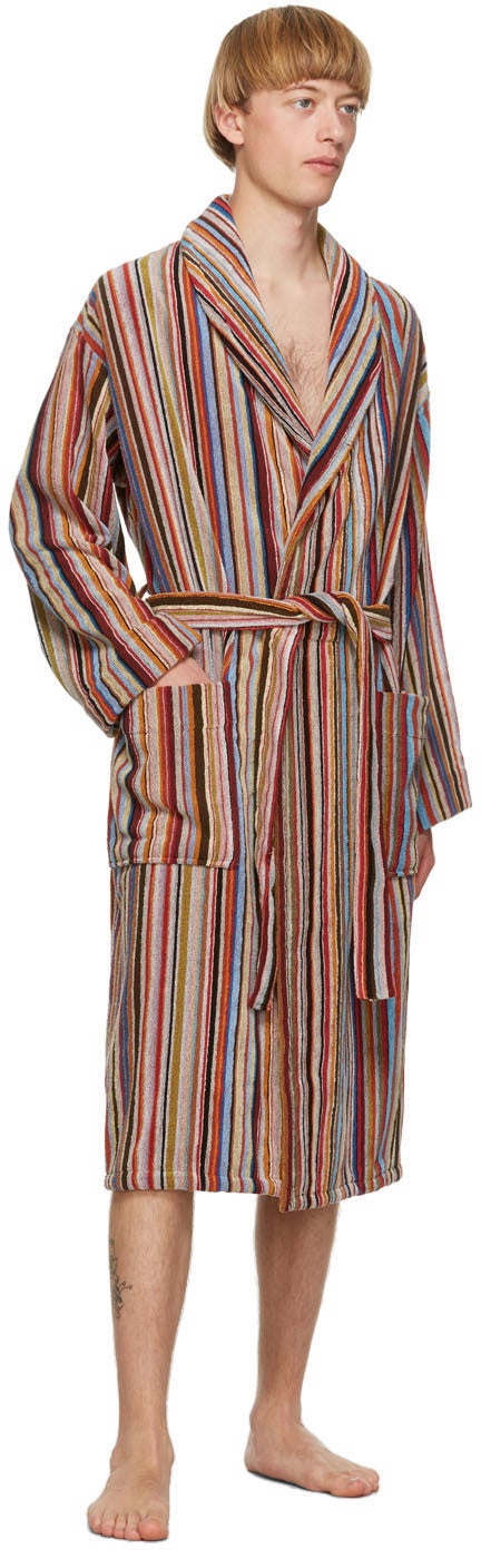 Paul Smith Multicolor Multi Stripe Robe