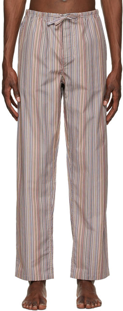 Paul Smith Multicolor Signature Stripe Pyjama Pants - Paul Smith Signature Multicolor Signature Pantalon de pyjama - 폴 스미스 여러 가지 빛깔의 서명 스트라이프 파자마 바지