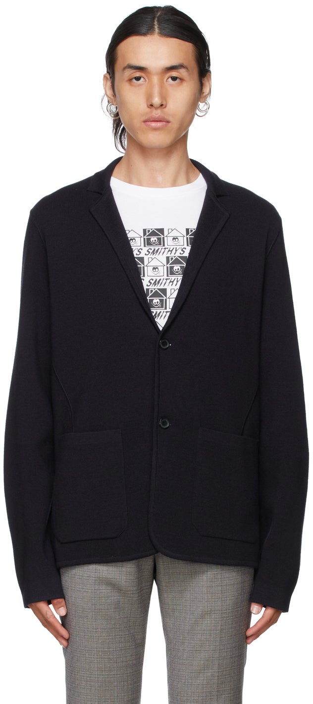 Paul Smith Navy Knit Cardigan - Paul Smith Navy Knit Cardigan - 폴 스미스 네이비 니트 카디건