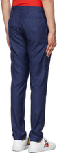 Paul Smith Navy Windowpane Trousers