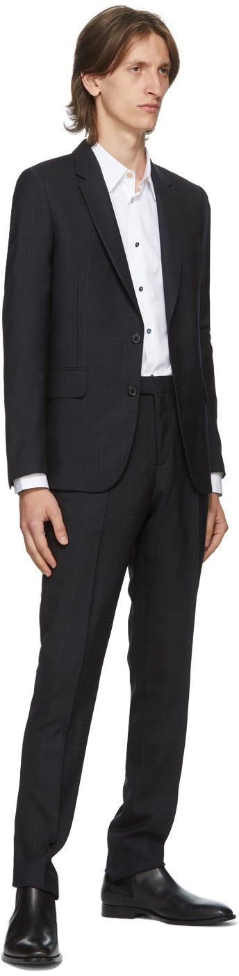 Paul Smith Navy Wool Soho Jacket