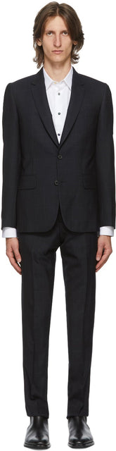 Paul Smith Navy Wool Soho Jacket - Veste Soho de laine de laine de la marine Paul Smith - 폴 스미스 네이비 울 소호 재킷