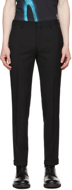 Paul Smith Navy Wool Trousers - Pantalon de laine de la marine Paul Smith - 폴 스미스 네이비 양모 바지