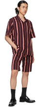 Paul Smith Pink Striped Short Sleeve Shirt