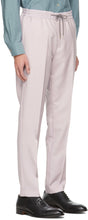 Paul Smith Purple Mohair Drawstring Trousers