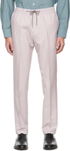 Paul Smith Purple Mohair Drawstring Trousers - Pantalon Paul Smith Mohair Purple Mohair - 폴 스미스 퍼플 모헤어 드로우 스트링 바지