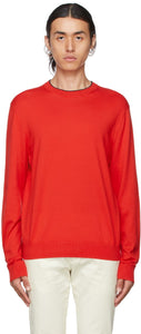 Paul Smith Red Jersey Sweatshirt - Sweat-shirt de Jersey rouge Paul Smith - 폴 스미스 레드 저지 스웨터
