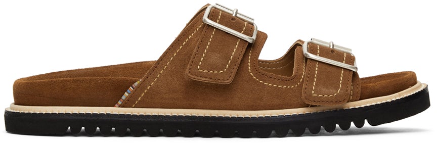 Paul Smith Tan Suede Phoenix Sandals - Sandales Paul Smith Tan Suede Phoenix - Paul Smith Tan Suede Phoenix Sandals.