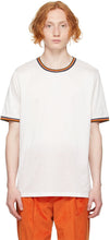 Paul Smith White Artist Stripe Ringer T-Shirt - Paul Smith White Artist White Stripe Ringer T-shirt - 폴 스미스 화이트 아티스트 스트라이프 링거 티셔츠