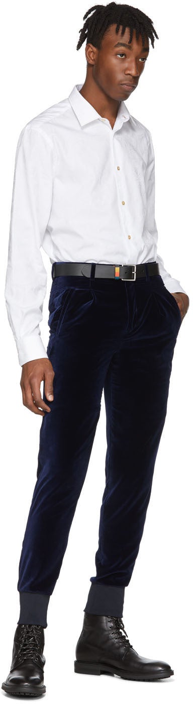 Paul Smith White Jacquard Goliath Shirt