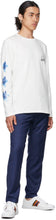 Paul Smith White Monarch Rose Long Sleeve T-Shirt
