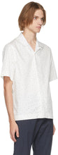 Paul Smith White Music Note Short Sleeve Shirt