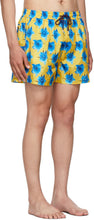 Paul Smith Yellow Monarch Rose Swim Shorts