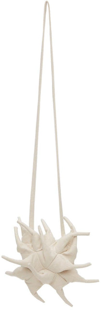 Paula Canovas Del Vas Off-White Mini Pincho Bag - Paula Canovas del Vas Sac mini pincho blanc cassé - Paula Canovas Del Vas Off-White 미니 핀코 가방