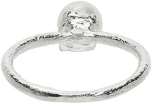 Pearls Before Swine Silver Thin Forged Pearl Ring