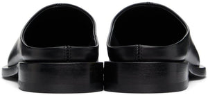 Peter Do Black Metal Square Toe Loafers