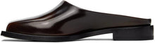 Peter Do Brown Square Toe Loafers