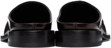 Peter Do Brown Square Toe Loafers