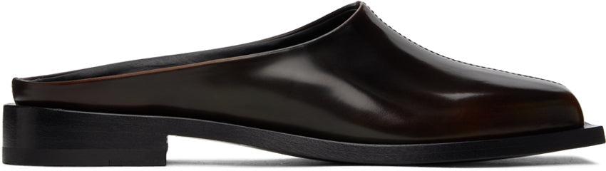 Peter Do Brown Square Toe Loafers – BlackSkinny