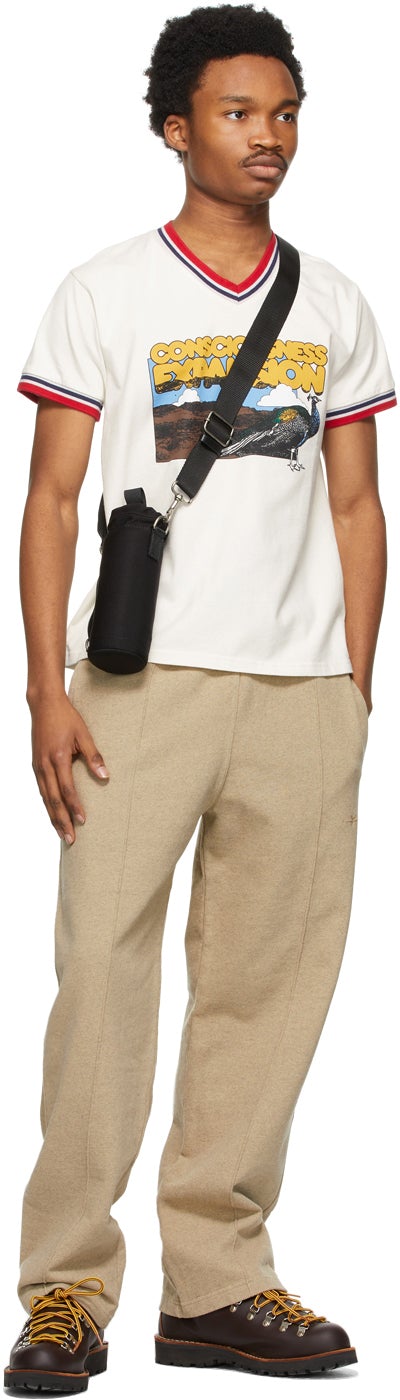 Phipps White Organic Ringer T-Shirt