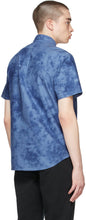Polo Ralph Lauren Blue Tie-Dye Classic Fit Oxford Short Sleeve Shirt