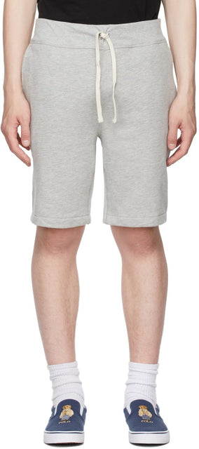 Polo Ralph Lauren Grey Fleece Shorts - Short polo ralph lauren gris shorts - 폴로 랄프 로렌 그레이 양털 반바지