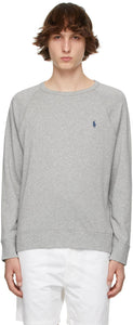 Polo Ralph Lauren Grey Terry Spa Sweatshirt - Sweat-shirt spa Terry Terry Terry de Polo Ralph Lauren - 폴로 랄프 로렌 그레이 테리 스파 스웨터