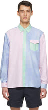 Polo Ralph Lauren Multicolor Striped Oxford Fun Shirt - Chemise amusante Oxford à rayures multicolores Polo Ralph Lauren - 폴로 랄프 로렌 멀티 컬러 스트라이프 옥스포드 재미 셔츠