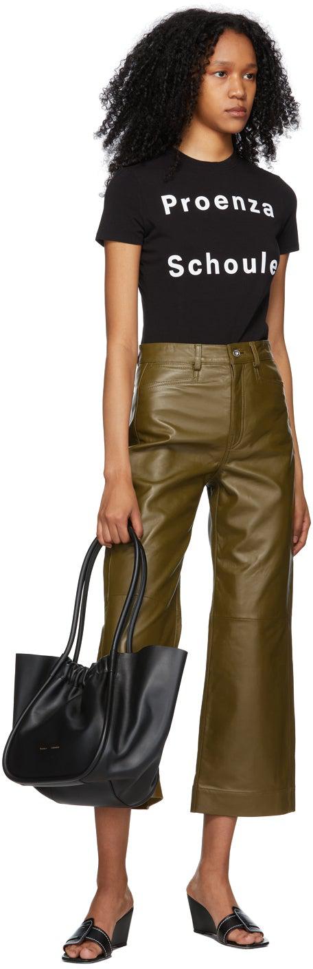 Proenza Schouler Black Proenza Schouler White Label Logo T-Shirt