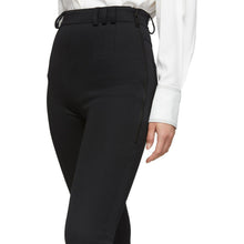 Proenza Schouler Black Zip Back Leggings