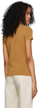 Proenza Schouler Tan Proenza Schouler White Label Logo T-Shirt