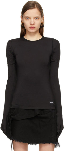 Pushbutton Black Gloves T-Shirt - T-shirt de gants noirs à bouton-poussoir - 푸시 버튼 블랙 장갑 티셔츠