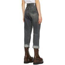 R13 Black Cross Over Jeans