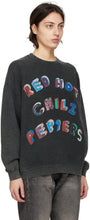 R13 Black Oversized RHCP Flea Art Sweatshirt