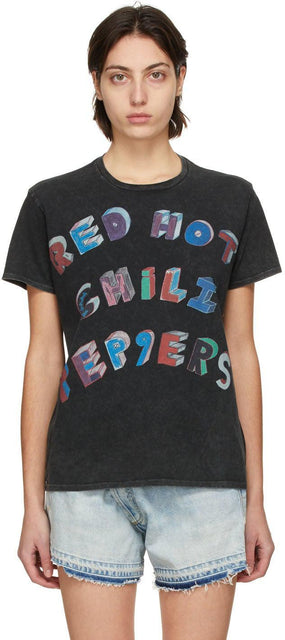 R13 Black RHCP Flea Art Boy T-Shirt - T-shirt Boy Art Boy RHCP RHCP R13 - R13 블랙 rhcp 벼룩 아트 소년 티셔츠