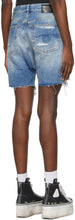 R13 Blue Marky Drop Shorts