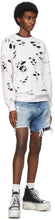 R13 Blue Marky Drop Shorts