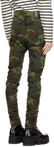 R13 Green Skywalker Jeans