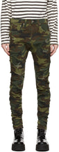 R13 Green Skywalker Jeans - Jean Skywalker Green R13 - R13 녹색 Skywalker 청바지
