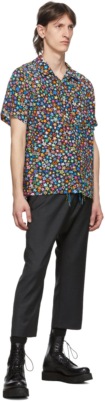 R13 Grey Shoelace Belt Trousers